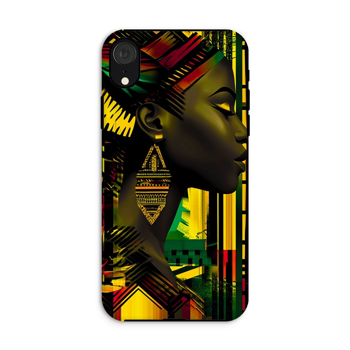 African Print Empress  Tough Phone Case - D'Sare