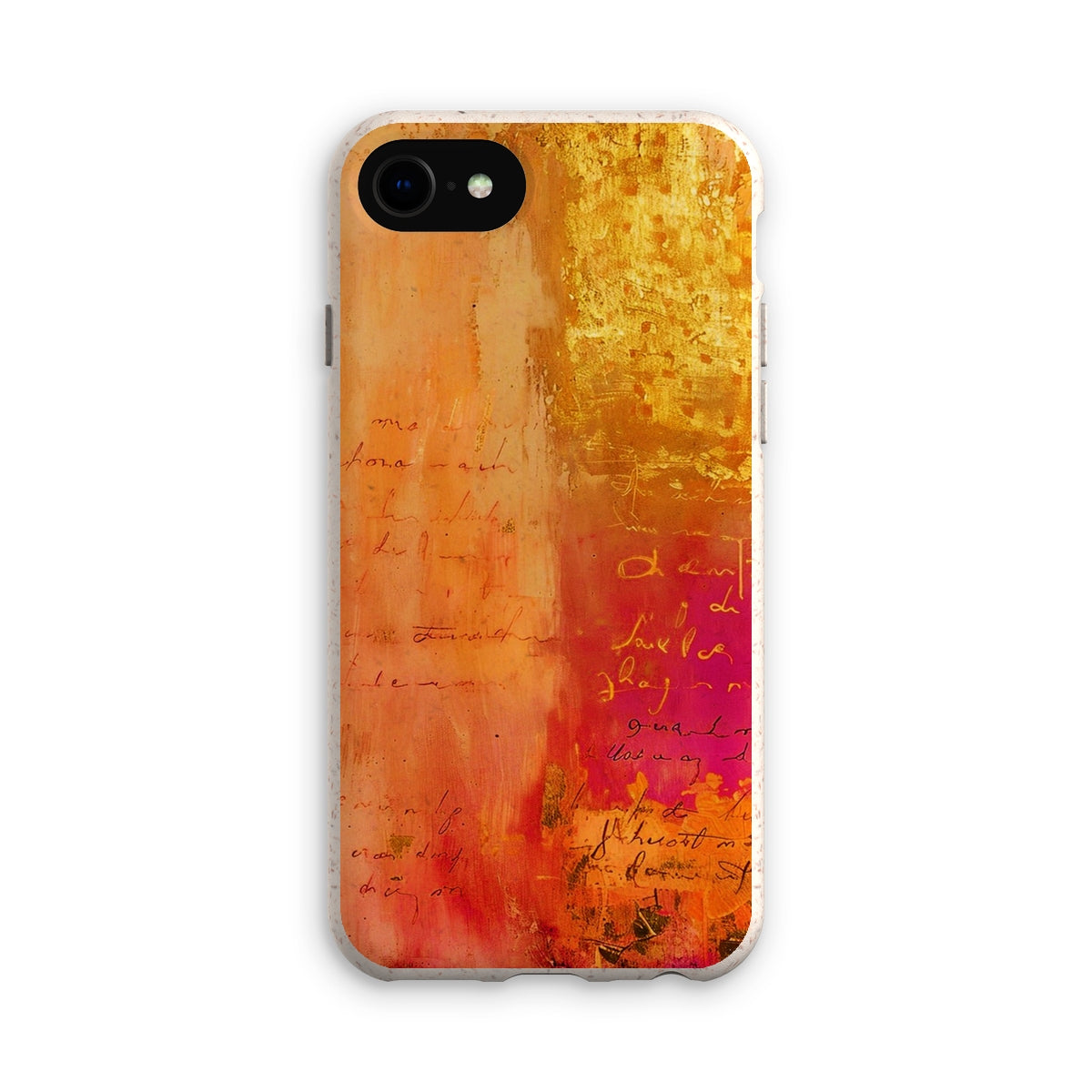 Warm Amber Seranade Eco Phone Case Eclectic Art - D'Sare