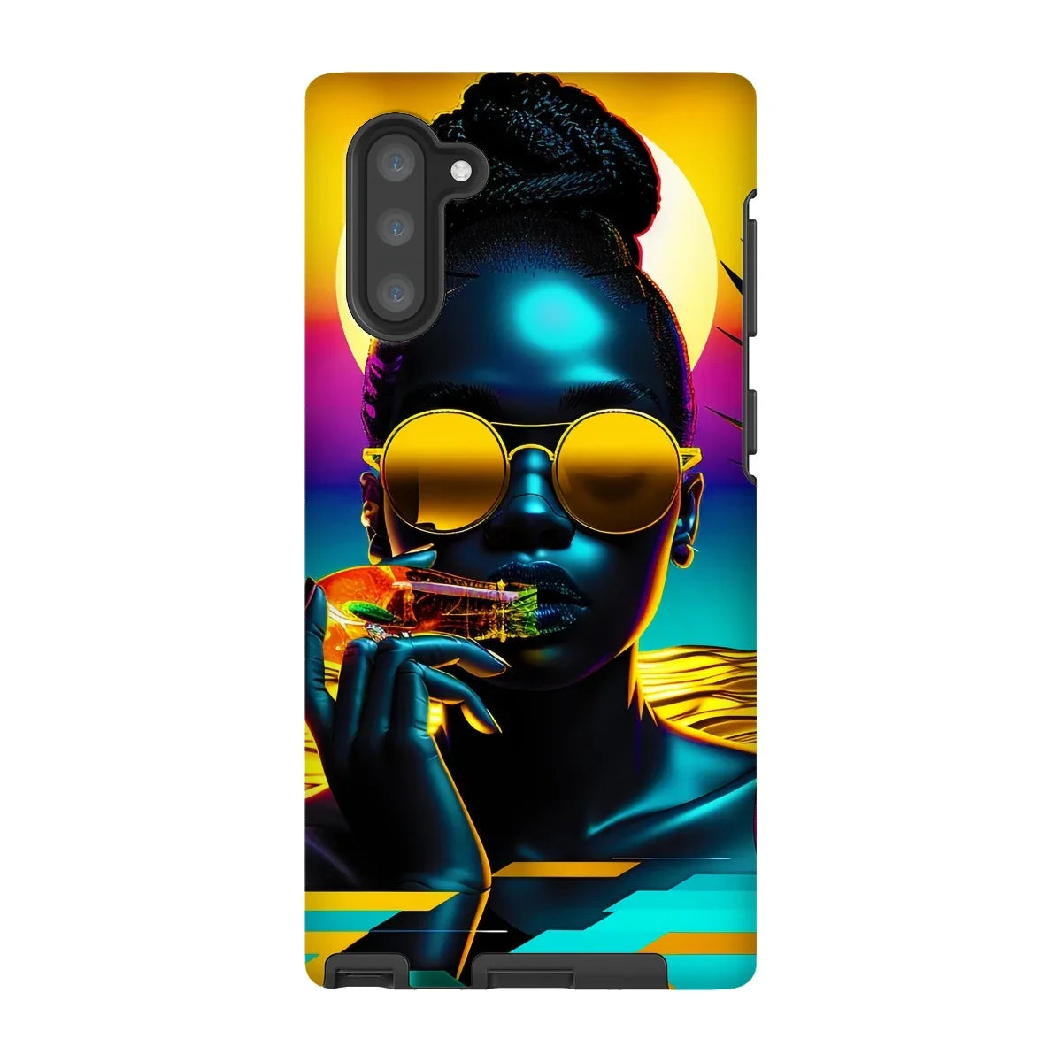 Tropical Sunset Dreams : Neon Vibes  Tough Phone Case - D'Sare