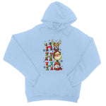 HO HO HO Christmas  College Hoodie