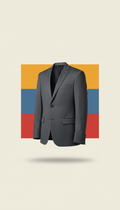 Graphite Technical Blend Blazer by D'Sare