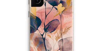 Peachy Golden Flora Escape Eco Phone Case by Prodigi
