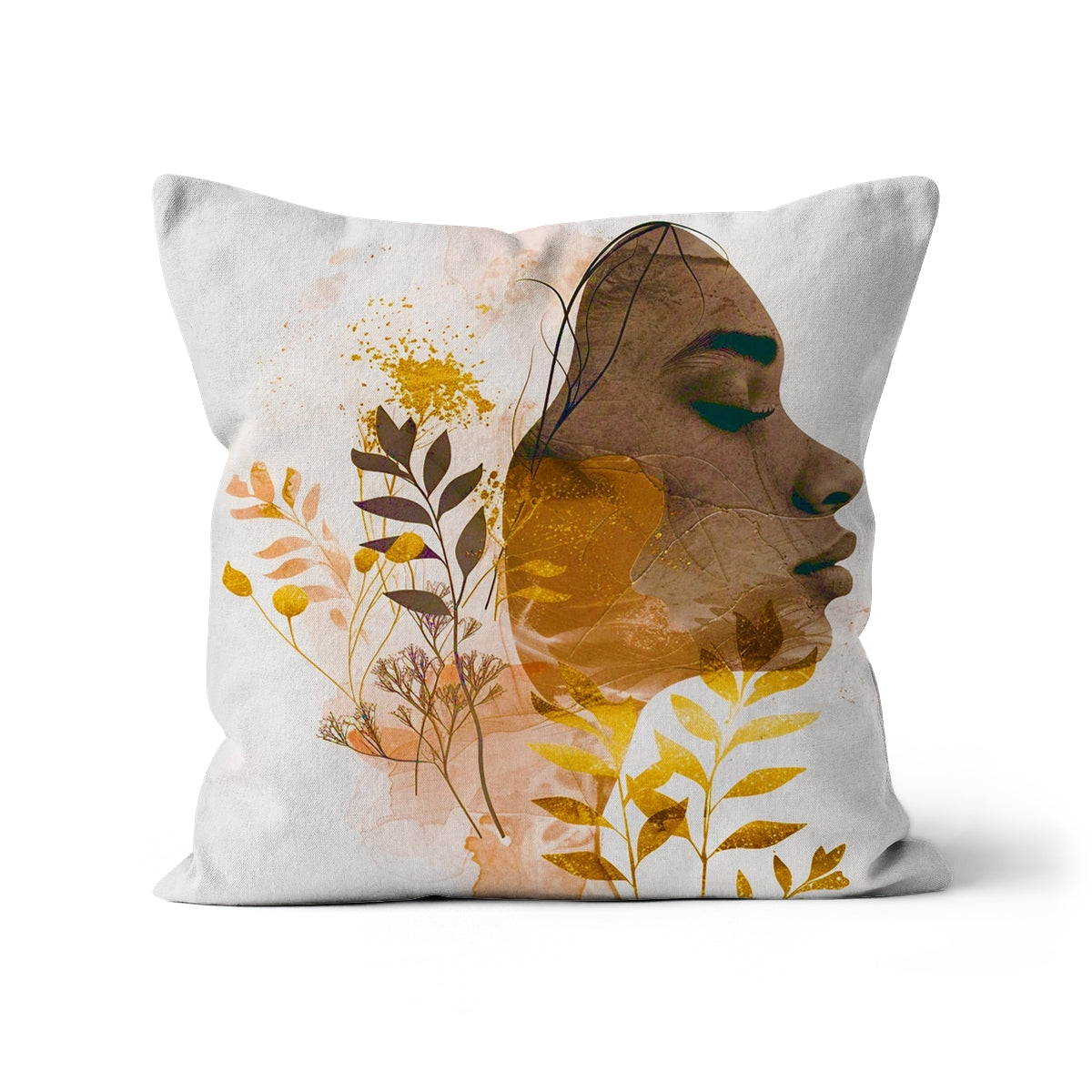 Golden Harmony Silhouette 06 Cushion - D'Sare