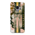 Echoes of Life: Afrocentric Meditation Peach and Gold Abstract Art Eclectic  Snap Phone Case