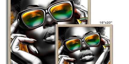 Self Peace Budget Framed Poster by Prodigi