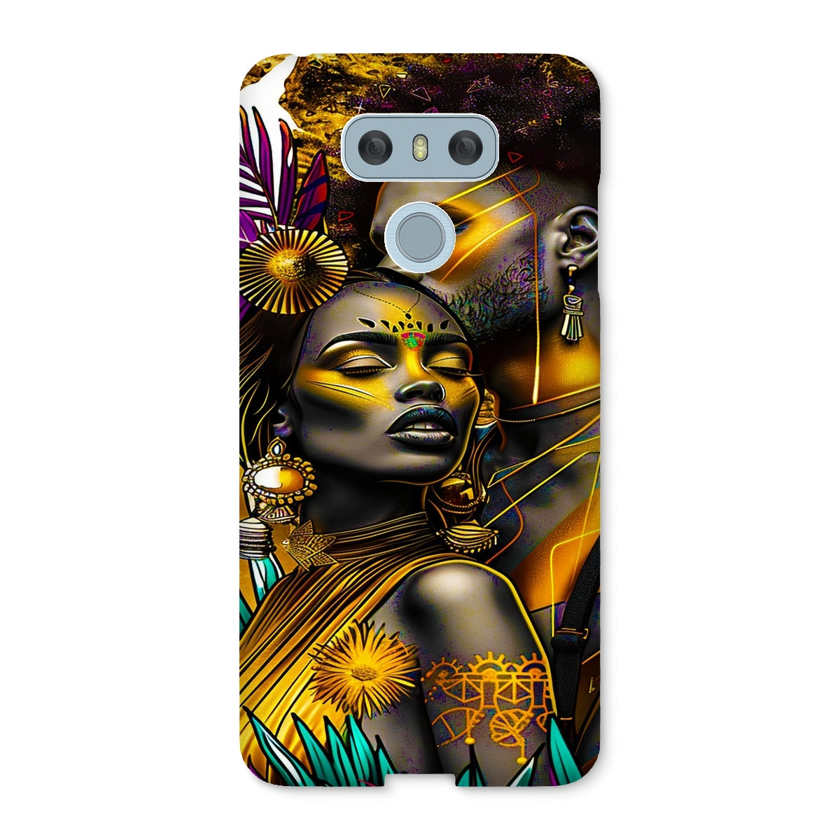 Golden Embrace Majestic Love Waterfall Snap Phone Case - D'Sare