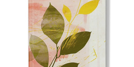 Peach Golden Leafy Escape 06 Eclectic Art Hardback Journal by Prodigi