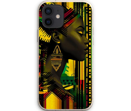 African Print Empress  Eco Phone Case - D'Sare