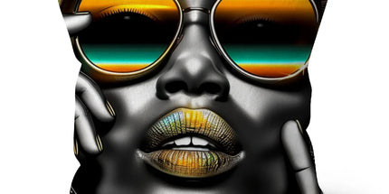 Vibrant Flow Girl Cushion by Prodigi