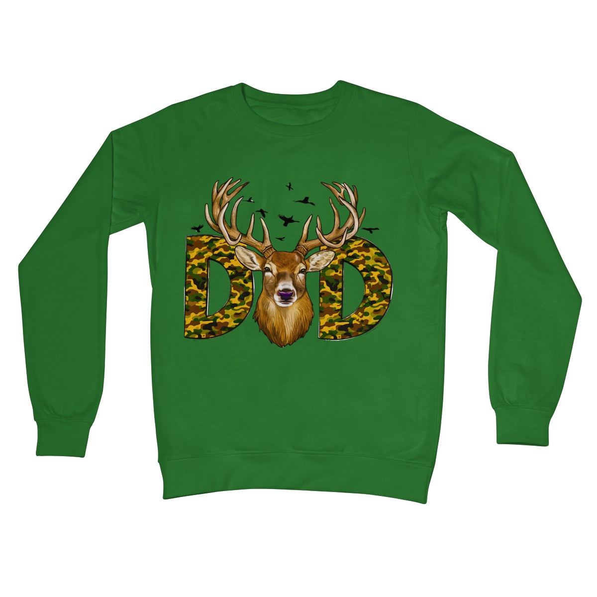 DAD Deer Crew Neck Sweatshirt - D'Sare