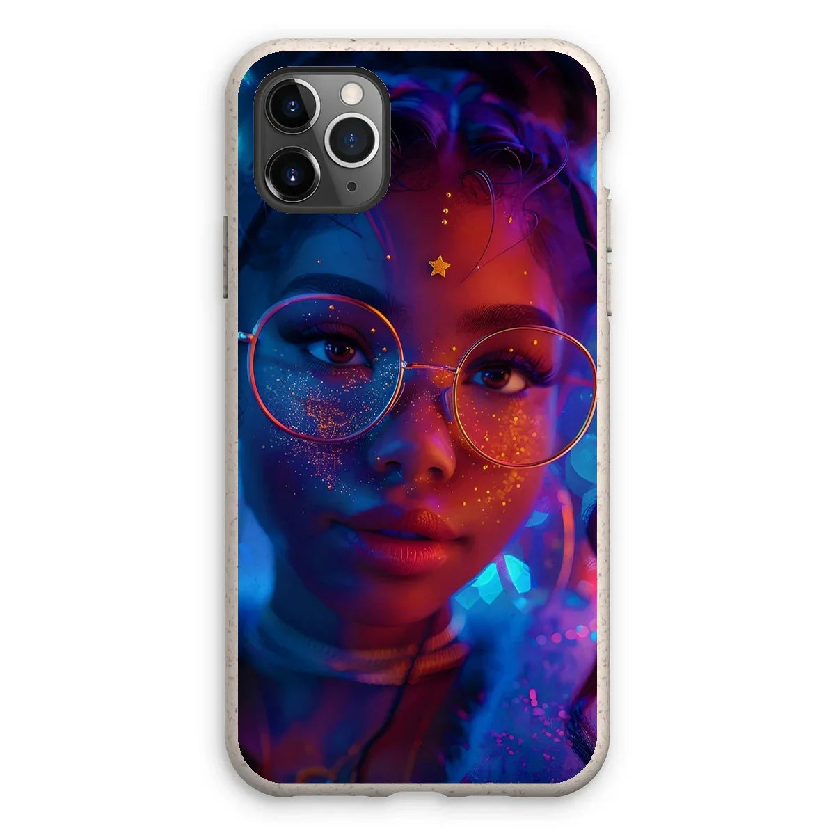 Black Girl Magic Stardust Cosmic Vibe| Black Woman Magic  Eco Phone Case - D'Sare