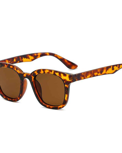 New Retro Small Frame Square Sunglasses For Men And Women Simple Travel Beach Sunglasses Round Face Glasses by eprolo