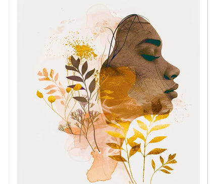 Golden Harmony Silhouette 06 Sticker - D'Sare