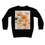 Poppy Echoes Golden Peach Escape  Kids Sweatshirt - D'Sare