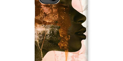 Golden Silence Serene Echoes Snap Phone Case by Prodigi
