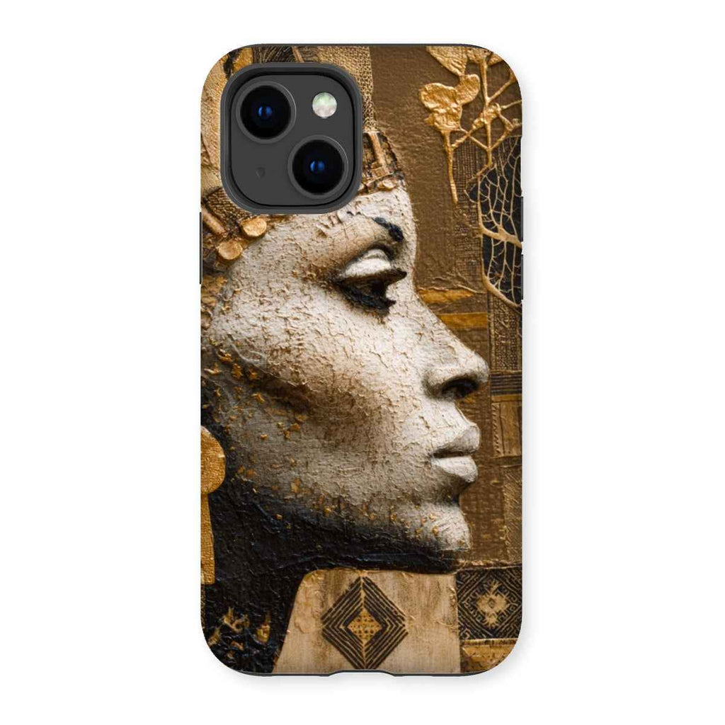 Afrocentric Golden Empress Dual Layer Tough Phone Case