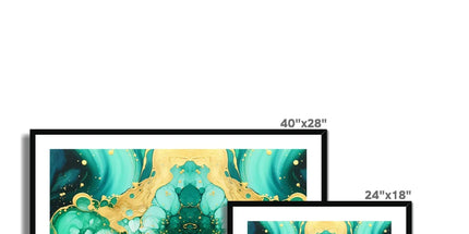 Greengoldale Framed & Mounted Print by Prodigi