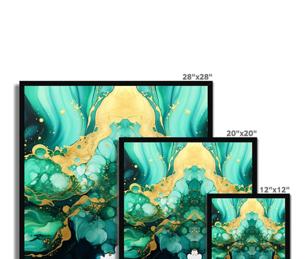 Greengoldale Framed Print - D'Sare