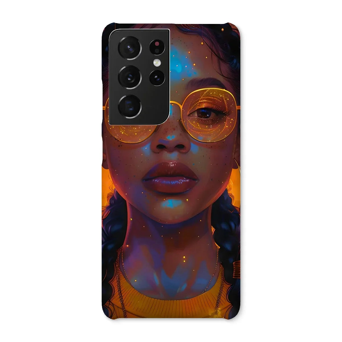 Solar Flare Radiant Soul  Beautiful Black Girl  Snap Phone Case - D'Sare