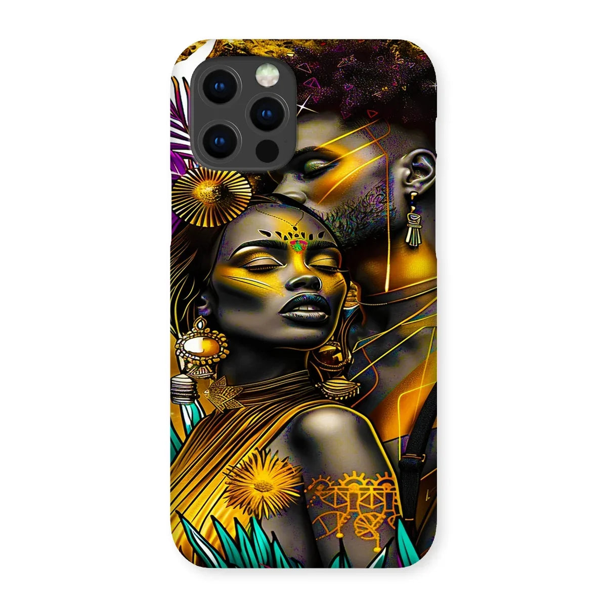 Golden Embrace Majestic Love Waterfall Snap Phone Case - D'Sare