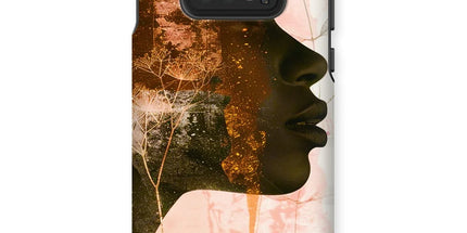 Golden Silence Serene Echoes Tough Phone Case by Prodigi