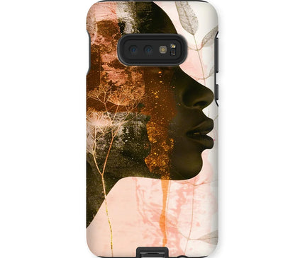 Golden Silence Serene Echoes 06 Tough Eclectic Art Phone Case - D'Sare