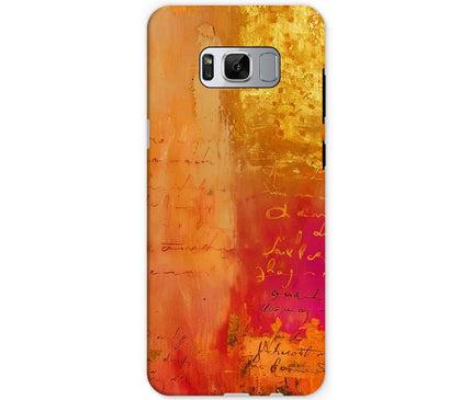 Warm Amber Seranade Tough Phone Case Eclectic Art - D'Sare