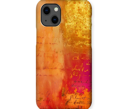 Warm Amber Seranade Snap Phone Case Eclectic Art - D'Sare