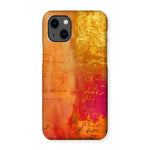 Warm Amber Seranade Snap Phone Case Eclectic Art - D'Sare