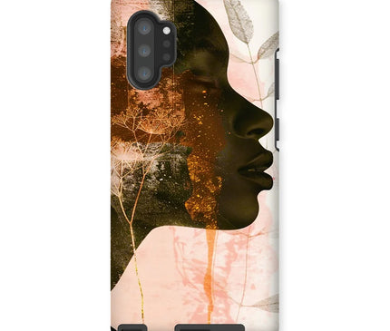 Golden Silence Serene Echoes 06 Tough Eclectic Art Phone Case - D'Sare