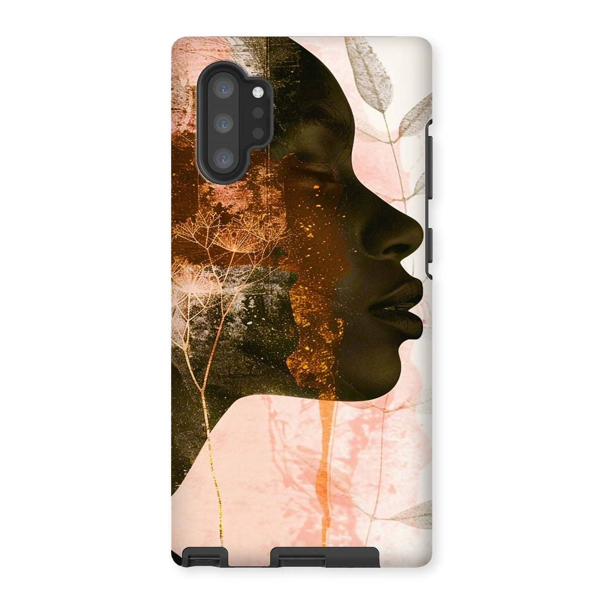 Golden Silence Serene Echoes 06 Tough Eclectic Art Phone Case - D'Sare