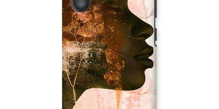 Golden Silence Serene Echoes Tough Phone Case by Prodigi