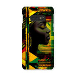 Abstract Red and Green Black Queen Fusion Snap Phone Case