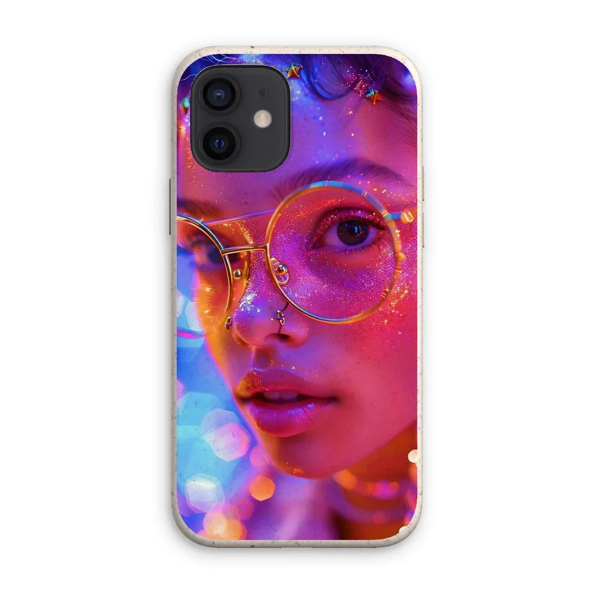 Woman Cosmic Radiance Dreamy Stardust  Eco Phone Case - D'Sare