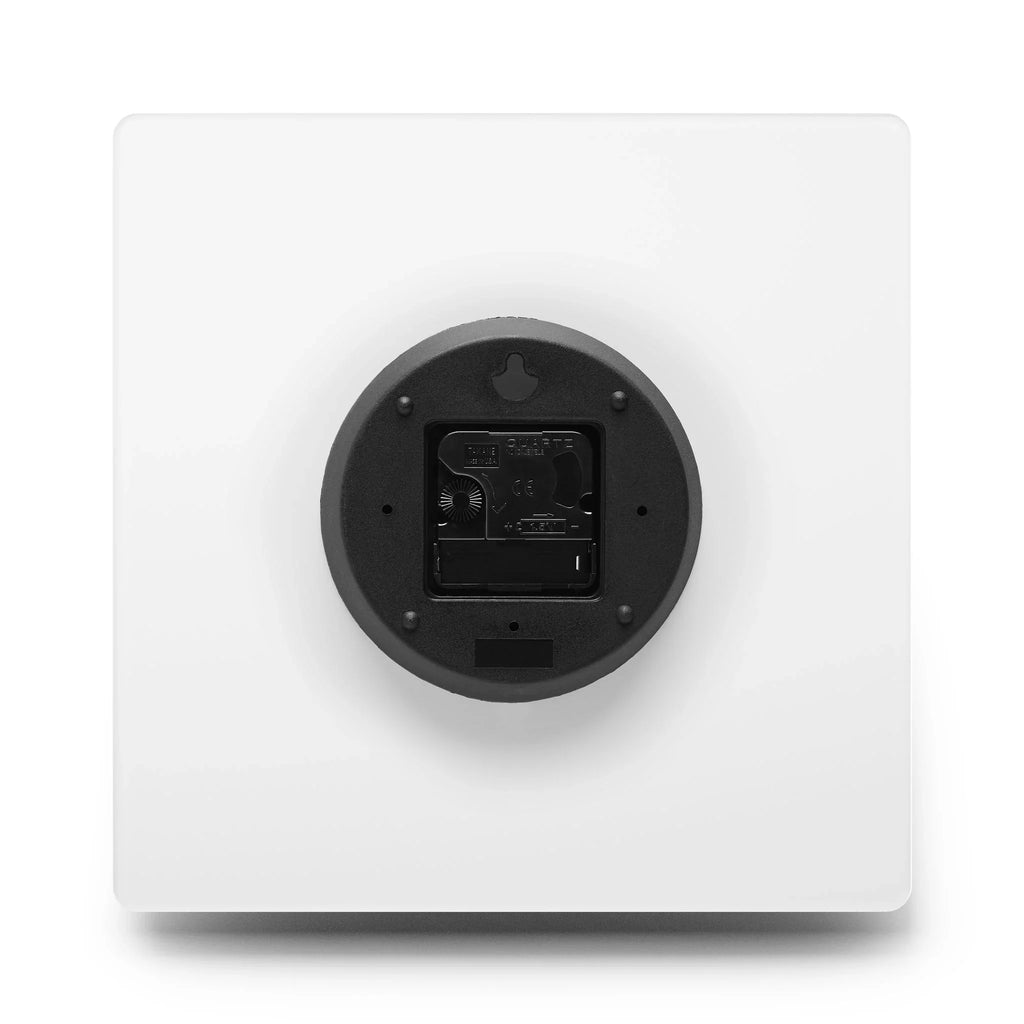 Echoes of Life:  Afrocentric Peach and Gold Abstract Art Eclectic Wall Clock - D'Sare