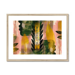 Echos of Duality Golden Pink Reflection Framed & Mounted Print