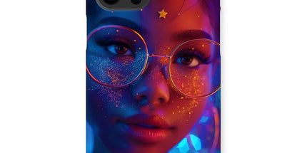 Black Girl Magic Stardust Cosmic Vibe| Black Woman Magic Snap Phone Case by Prodigi