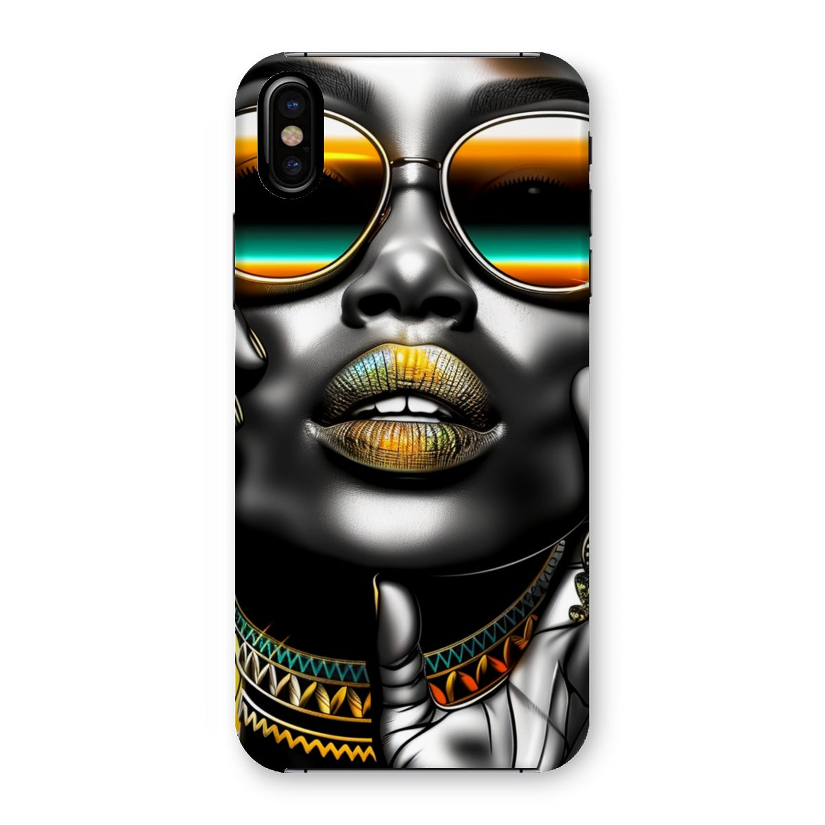 Vibrant Flow Girl Snap Phone Case - D'Sare