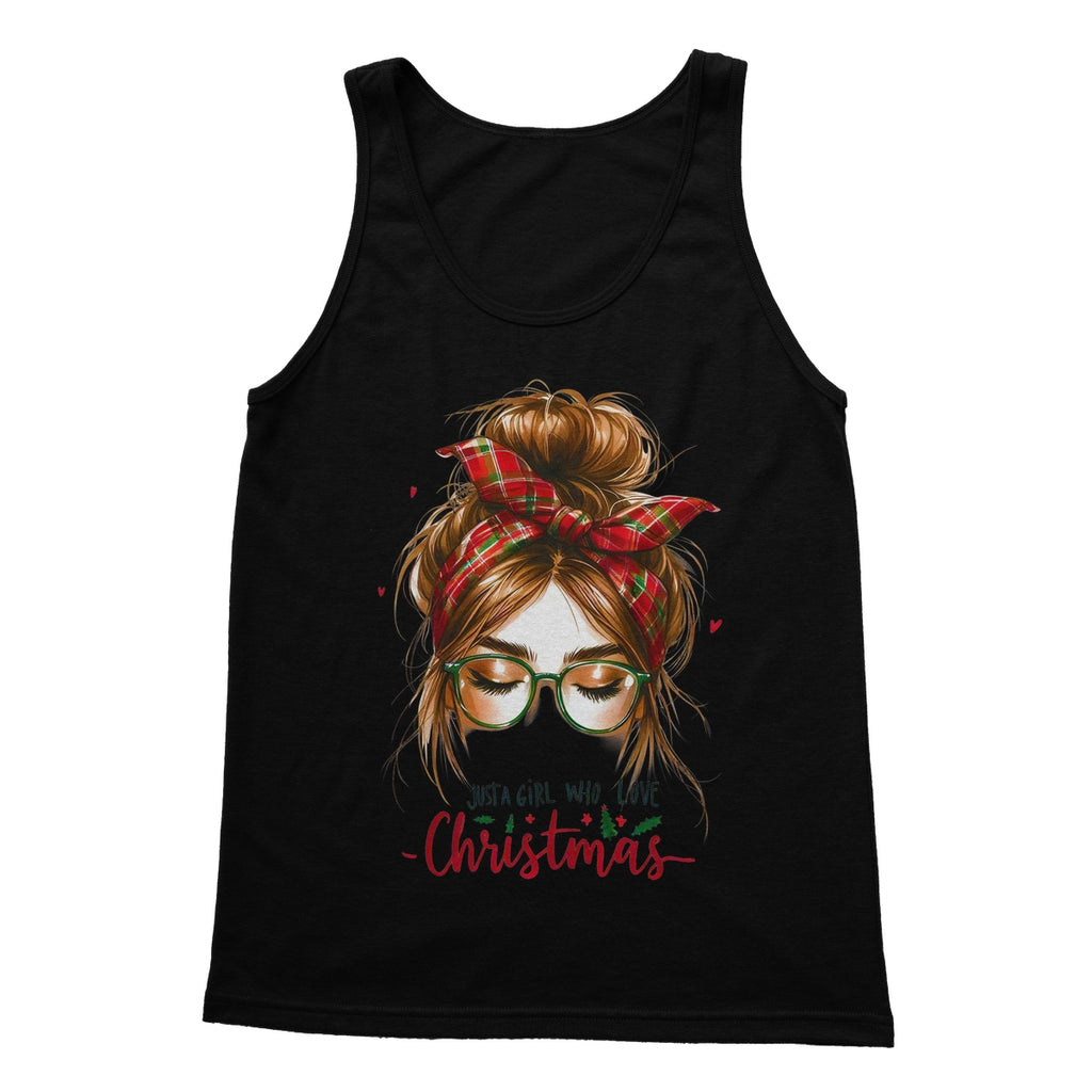 Just A Girl That Loves Christmas  Softstyle Tank Top