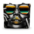Vibrant Flow Girl Canvas Tote Bag by Prodigi