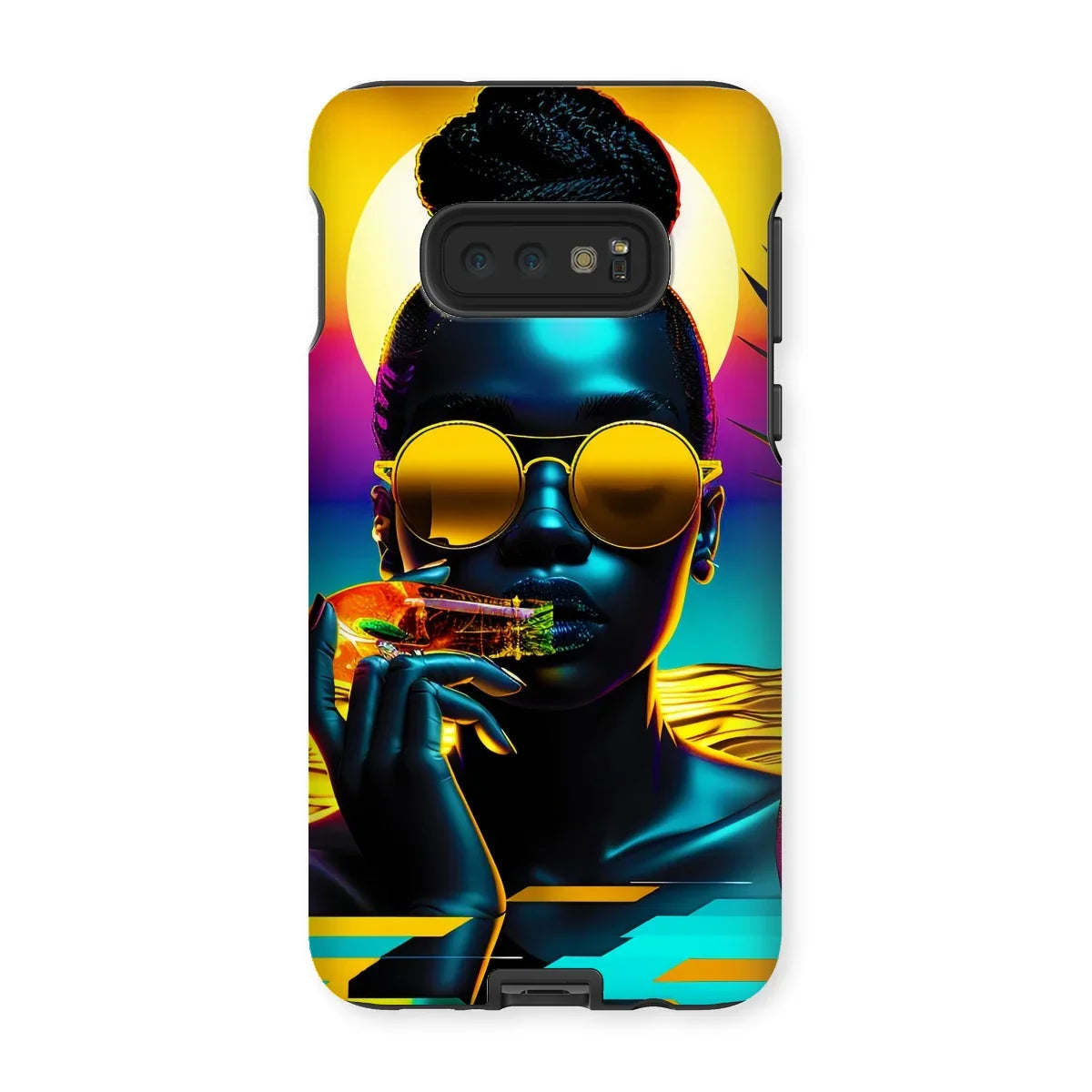Tropical Sunset Dreams : Neon Vibes  Tough Phone Case - D'Sare