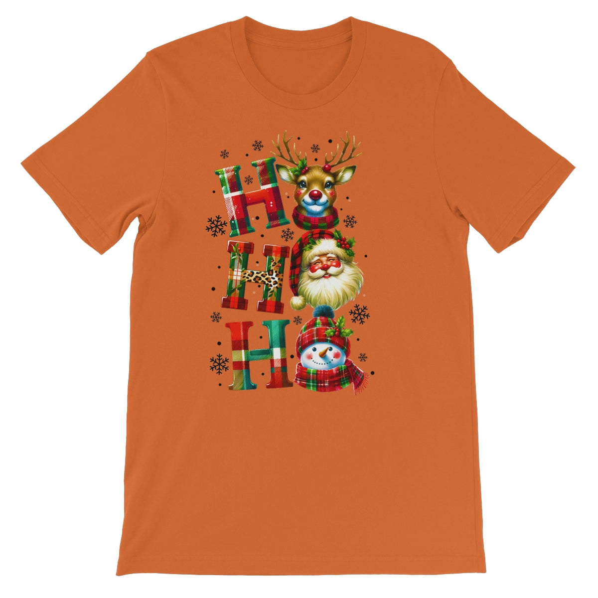 HO HO HO Christmas  Unisex Short Sleeve T-Shirt