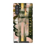 Echoes of Life: Afrocentric Meditation Peach and Gold Abstract Art Eclectic  Tough Phone Case