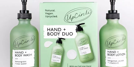 Kiwi and Lime Natural Vegan Sustainable Hand + Body Duo - Great eco gift - D'Sare