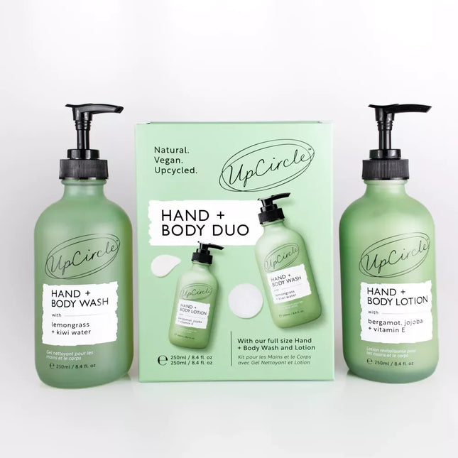 Kiwi and Lime Natural Vegan Sustainable Hand + Body Duo - Great eco gift - D'Sare