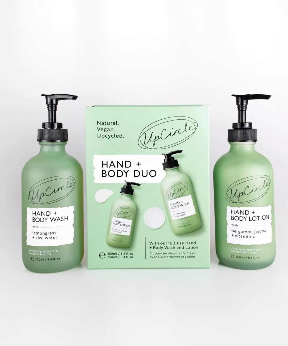 Kiwi and Lime Natural Vegan Sustainable Hand + Body Duo - Great eco gift - D'Sare