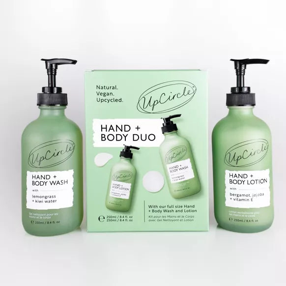 Natural Vegan Sustainable Hand + Body Duo - Eco Gift