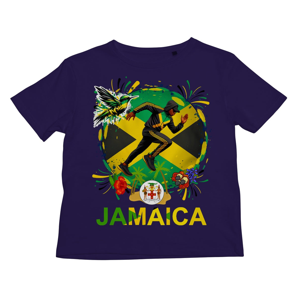 Jamaica Love Graffiti  Kids T-Shirt