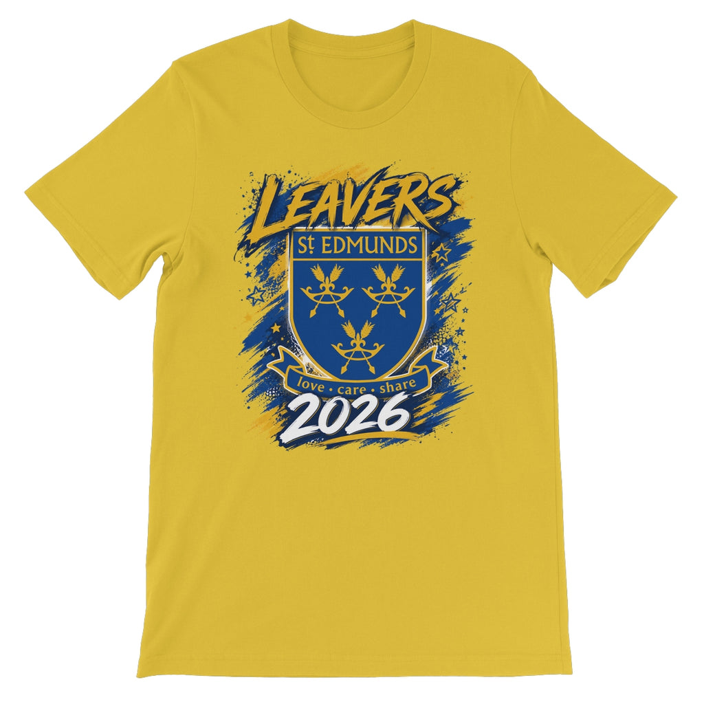 St Edmunds School Leavers 2026 Unisex Short Sleeve T-Shirt by Prodigi