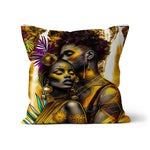 Golden Embrace Majestic Love Waterfall Cushion - D'Sare